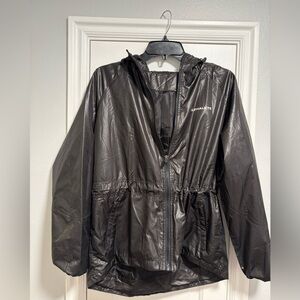 Alphalete Charcoal Hooded Windbreaker Jacket